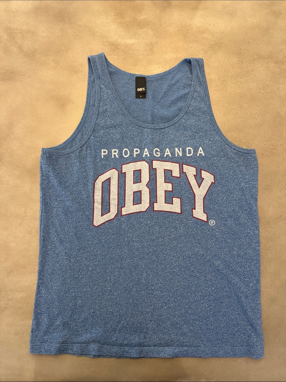 😎 Obey Propaganda Blue Tank Top - Men